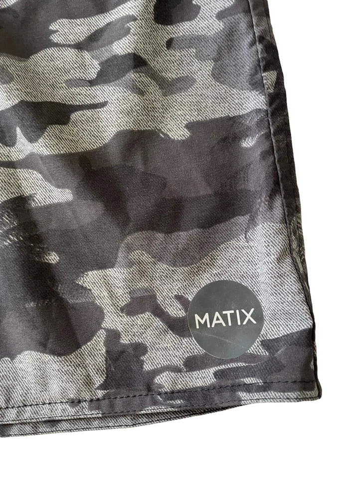 Matrix Boardshorts Bañador Baúl Shorts Negro Para Hombre Talla 34x11 Excelente Estado Foto 4 de 4