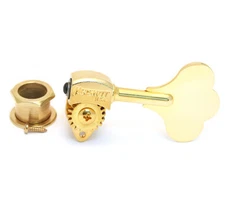 (4) Hipshot USA Gold Ultralite 1/2 Clover Key Bass Machine Heads/Tuners 20675G