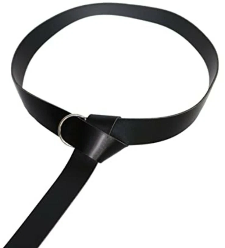 Cinturón Anillo Medieval Campesino - Accesorio Medieval - Cinturón Anillo Cuero Foto 2 de 2