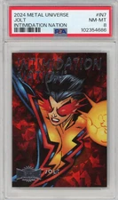 2024 Marvel Metal Universe Avengers INTIMIDATION NATION #IN7 Jolt PSA 8