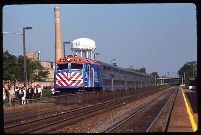 Original Schienenschlitten - RTA Metra 199+ #1213 Naperville IL 9-4-1992
