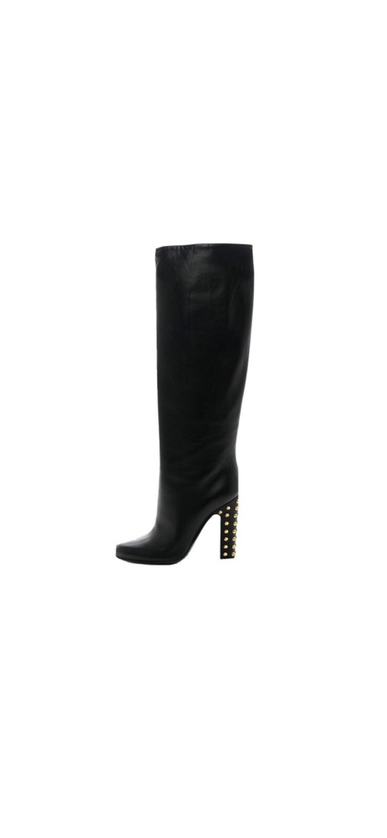 GUCCI Calfskin Studded Jacquelyne Knee High Boots 39.5 | eBay GUCCI Calfskin Studded Jacquelyne Knee High Boots 39.5 | eBay
