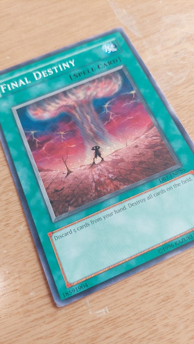 yugioh card final Destiny DB1-EN020 (LP) Card Name Final Flame | Card Details