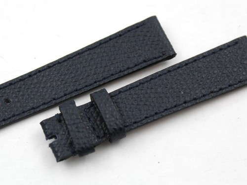 Watch Band Genuine Leather Hammered Light Brown 16/14Mm Women's Casual New - Picture 4 of 4