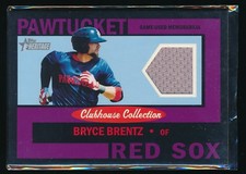 BRYCE BRENTZ 2013 TOPPS HERITAGE MINORS CLUBHOUSE COLLECTION JERSEY BLACK 31/50