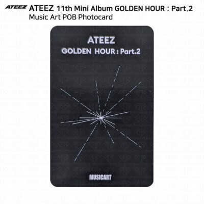 ATEEZ 11th Mini Album Golden Hour Part.2 POB Photocard TOKTOQ MS