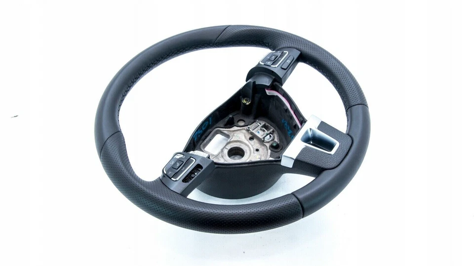 Steering Wheel Cover with Leather for Volkswagen T5, T6 Transporter Multivan NEW LEATHER - Image 4 of 4