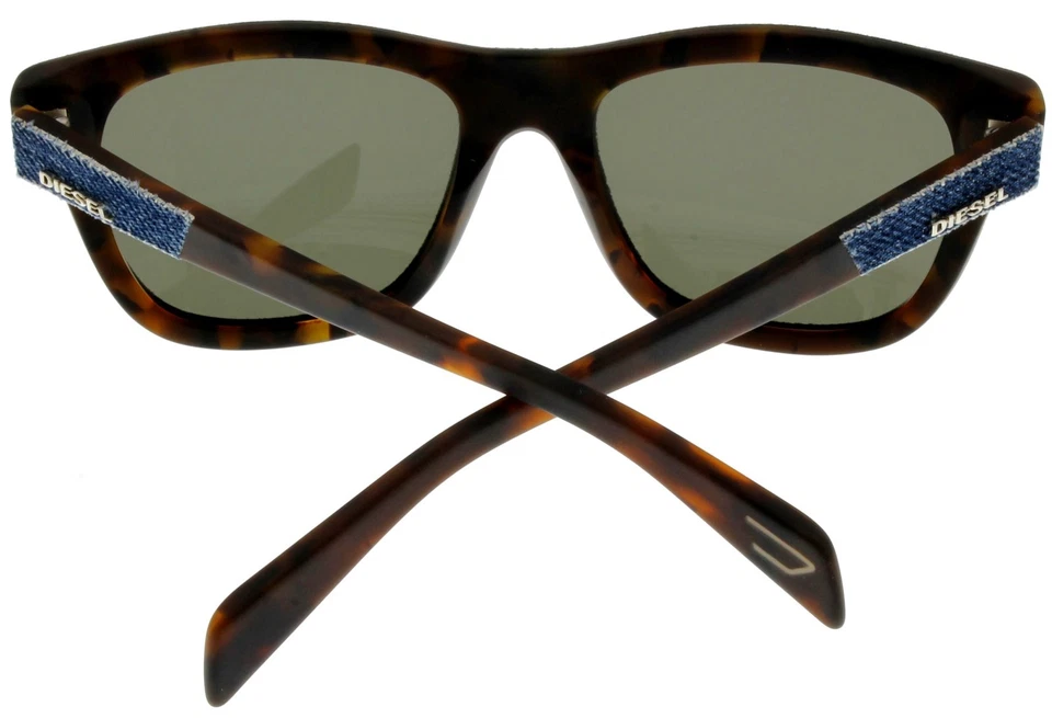Gafas de sol Diesel verde azul unisex rectangulares DL0111 92N Foto 4 de 4