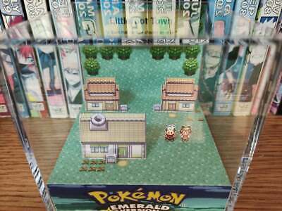 Pokemon Emerald Version 3D Diorama Cube 