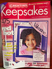 Creating Keepsakes Magazine - February 2004 - Vintage  NLA - NEW 