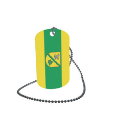 Dog Tag Flag Bunting Ostereistedt Dog Tag Aluminium 30 x 50mm