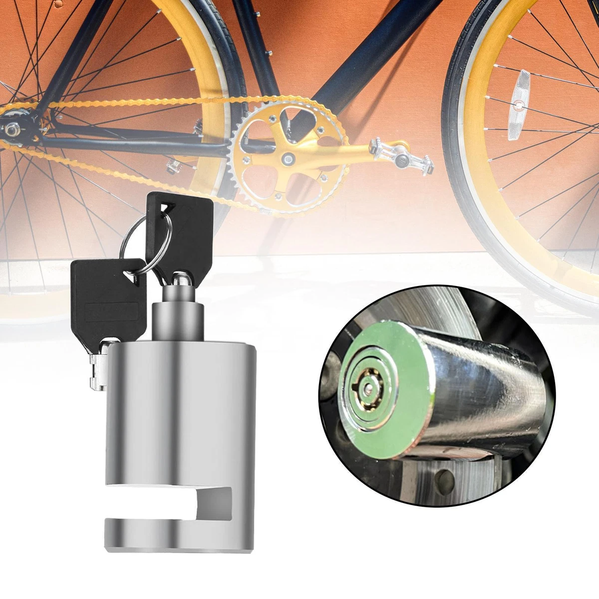 Bike Disc Brake Lock Bicycle Safety Lock Security Lock Motorbike
