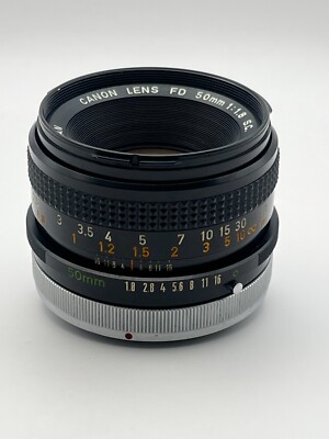 Exc] Canon FD 50mm f1.8 S.C manual focus Standard Lens From JAPAN
