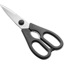 Choice 3 3/4" Stainless Steel All-Purpose Kitchen Shears with Polypropylene Hand