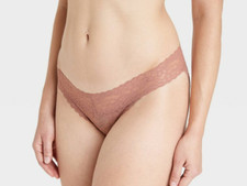 6 Pk: Women's SMAll Over Lace Bikini Underwear Purple/Mauve Auden NWT 9581 12A