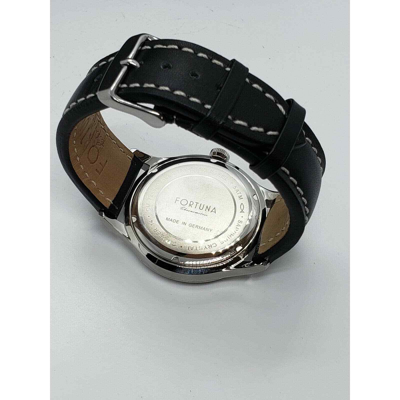 Fortuna Chromometrie Black Men's Watch 