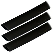 ANCOR HEAT SHRINK TUBING 3/4" X 3" BLACK 3 PACK 8-2/0 AWG