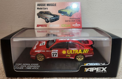 1:43 Apex Ford DJR Shell Sierra #17 Dick Johnson 1989 ATCC Championship ...