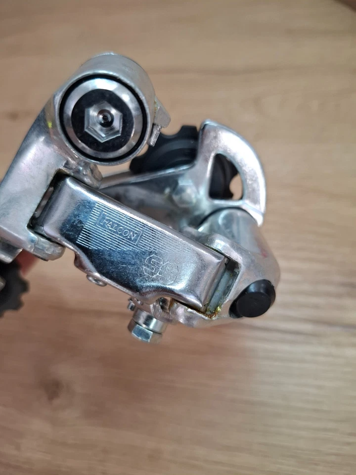 Desviador trasero retro vintage piezas de bicicleta nuevo en caja Falcon SS jaula larga - 7-S. Foto 2 de 4