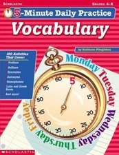 5-minute Daily Practice: Vocabulary;- paperback, Kathleen Fitzgibbon, 0439466075