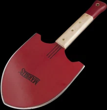 Marbles Fireman Shovel Machete Fully Sharpened Shovel Head Natural Wood Handle