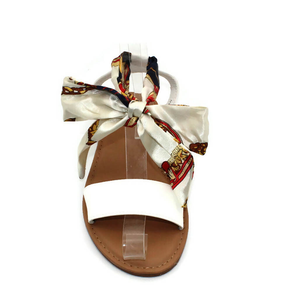 ZriEy Woen's Open Toe Flat Sandals Dress Suer Sandals Non Slip Beach Sandal Shoes Elastic