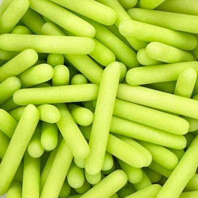 Eine Prise - Makkaroni Stangen Limette 25g - Cake Topper Deko/Streusel 6096