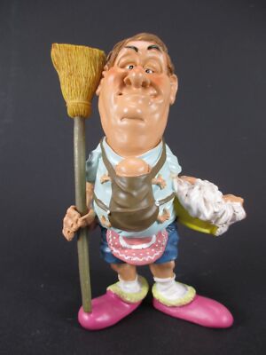 Babysitter Hausmann Super Dad Funny Beruf Figur Profession 16 cm Neu