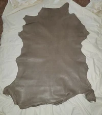 Townsend Leather Tapestry Goatskin Hide Grey Earth 