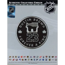 2023 Los Angeles Kings Dustin Brown Retirement Ceremony Jersey Patch Forever A K