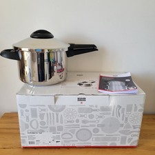 Kuhn Rikon Pressure Cooker Duromatic INOX 5L/22cm 3916 Long Handle Swiss Made