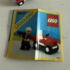 LEGOLAND: Fire Chief's Car 6612 - Complete Set w/Minifigure & Manual, Vintage