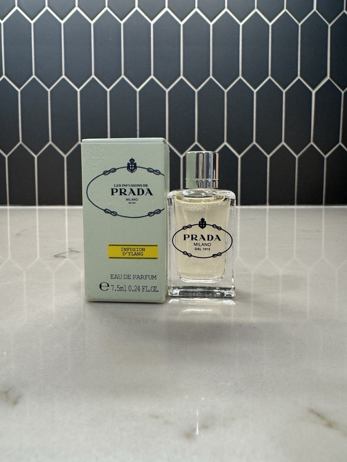 PRADA MILANO INFUSION D'YLANG Eau de Parfum MINI Splash Dabber - 7.5ml/0.24fl.oz