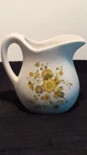 McCoy MCM Vintage Pottery  Creamer Retro Floral Design 4"