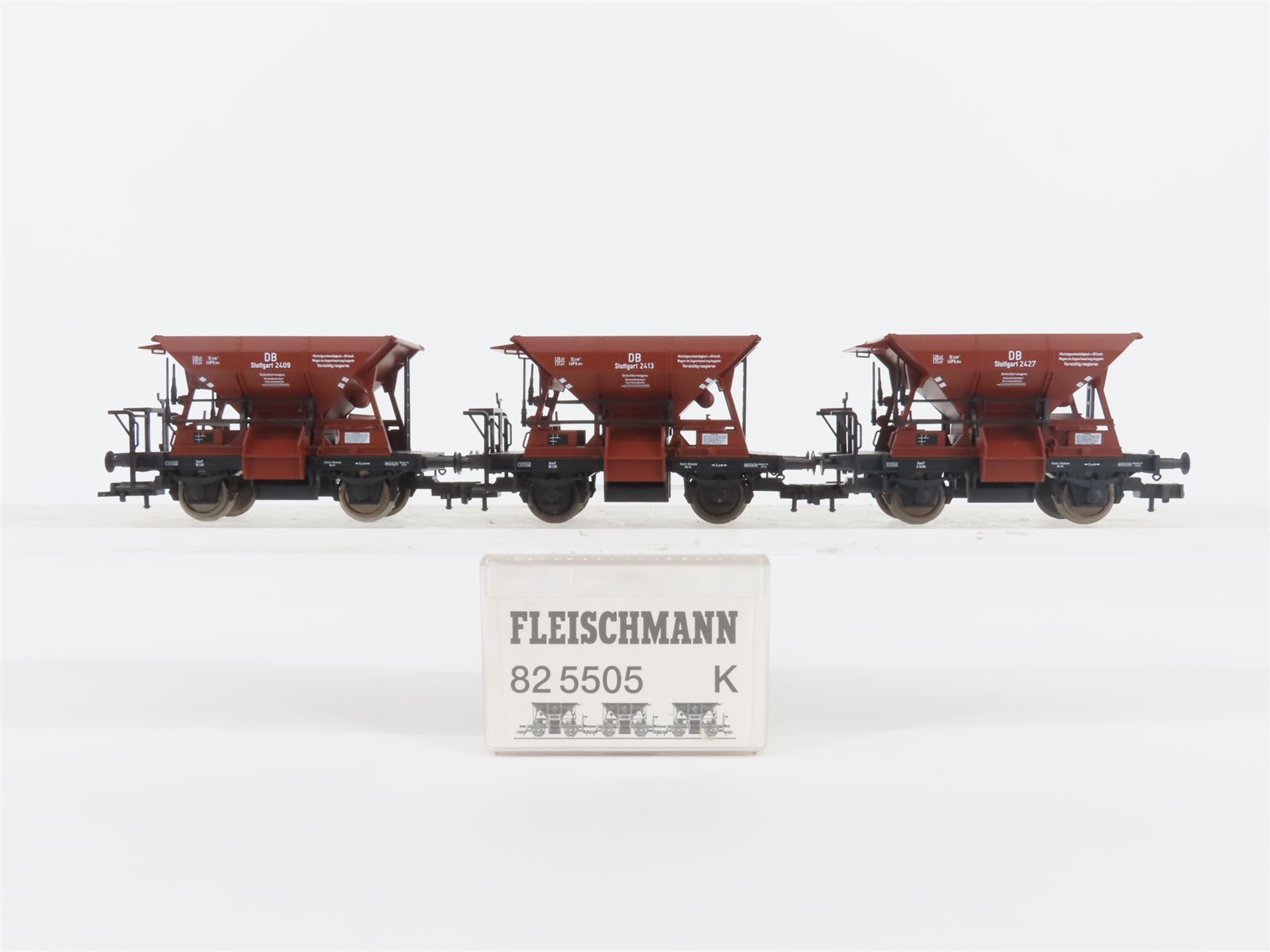 HO Scale Fleischmann 825505 DB Deutsche Bahn Ore Car 3-Pack 