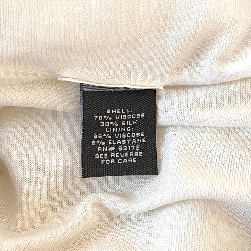 Moda Seta Italy Pants Womens Medium Pink Floral Wide Leg Palazzo Silk Blend - Image 4 of 4