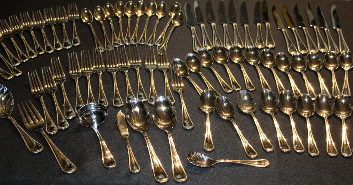 Reed & Barton Set with Serving Piece Flatware Sets for sale | eBay