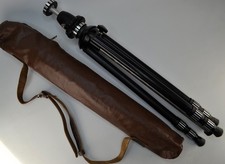 BIG SOVIET USSR UNIVERSAL BLACK COLOR TRIPOD FOR FED/ZORKI/ZENIT/KIEV CAMERAS