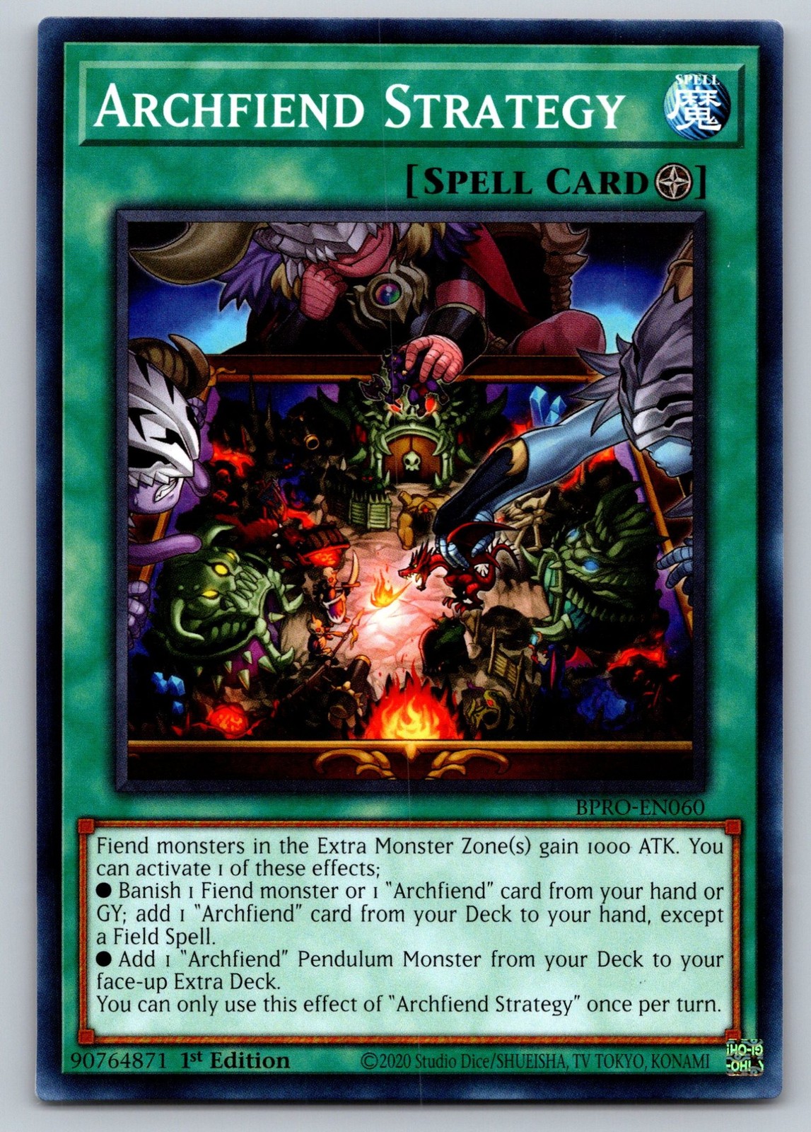 Archfiend Strategy BPRO-EN060 Burst Protocol 1st Edition Near Mint