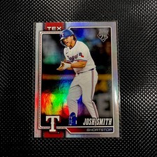 2026 TOPPS SERIES 1 Josh Smith RAINBOW FOIL #169 Texas Rangers Baseball 