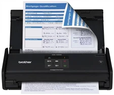 Brother ADS1000W Compact Color Desktop Scanner with Duplex and Networking,Black