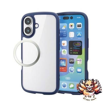 NEU ELECOM iPhone 17 Hülle Tough Slim Lite Navy PM-A25ATSLFCNV Klar
