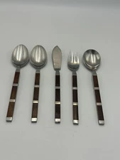Stanley Roberts Safari Flatware Mixed Lot 5 Piece Stainless Japan