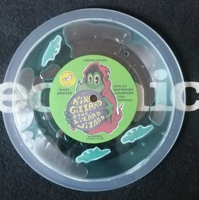 King Gizzard and the Lizard Wizard Live at Red Rocks 7'' Liquid filled record