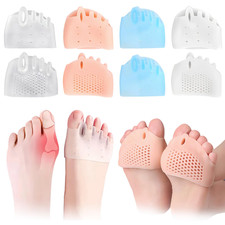 Silicone Toe Separators for Women  Men, 4 Pairs Toe Separators Bunion Corre...