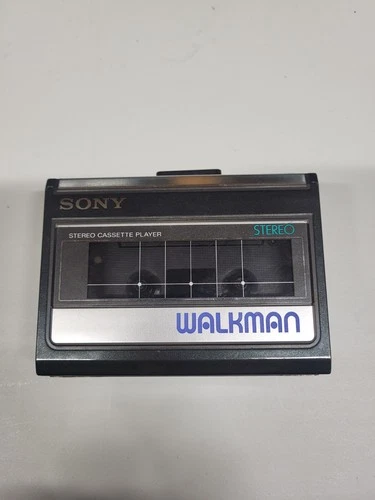 Sony Walkman WM-41 Stereo Cassette Player Black Vintage Portable Audio For parts