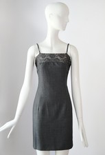 Christian Dior x John Galliano F/W 1997 Mini Dress Beaded Straps