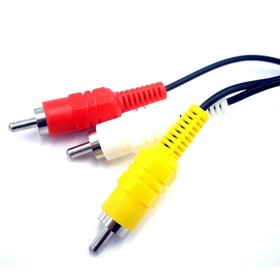 Cable for Sega Dreamcast Console Audio Video TV AV Lead Composite Black 1.8m/6ft
