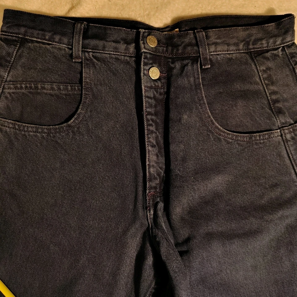 Jeans vintage Guess George Marciano diseño años 90 para mujer 34 oscuro doble botón  Foto 3 de 4