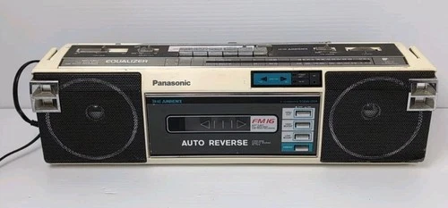 Panasonic Ambience RX-FM16 Stereo Cassette AM/FM Radio Boombox See Description
